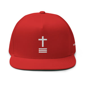 Trinity Cross Red Classics Snapback Hat