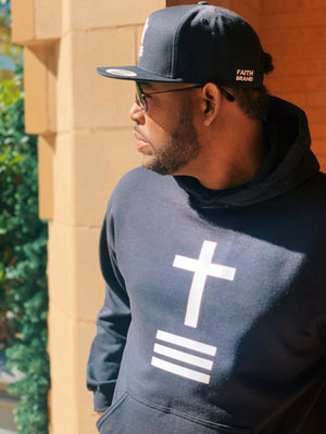 Trinity Cross | Black Hoodie